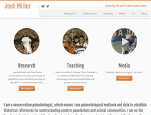 Tablet Screenshot of joshuahmiller.com